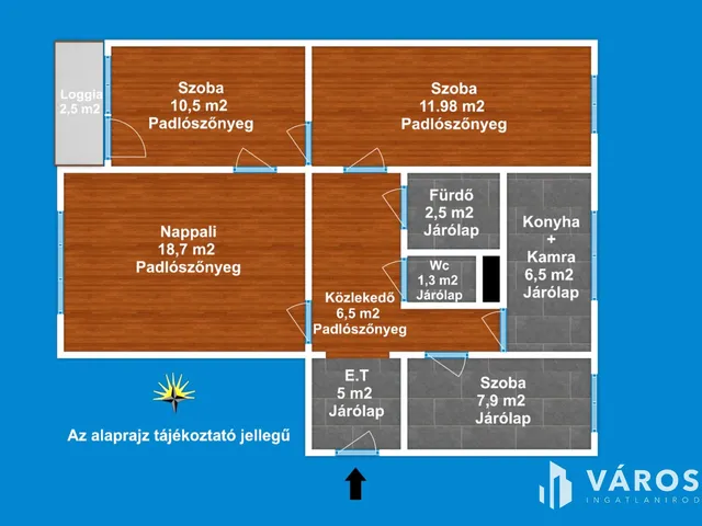 Eladó lakás Szeged, Felsőváros 72 nm