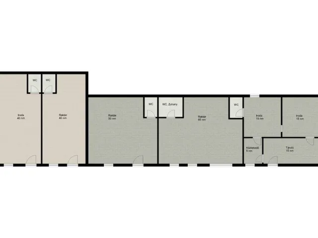 Eladó kereskedelmi és ipari ingatlan Várpalota 245 nm