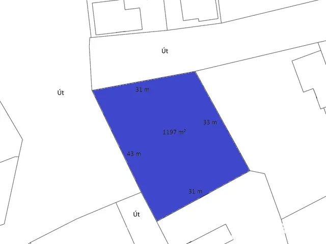 Eladó telek Szihalom 1197 nm