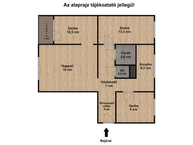 Eladó lakás Szeged, Felsőváros 72 nm