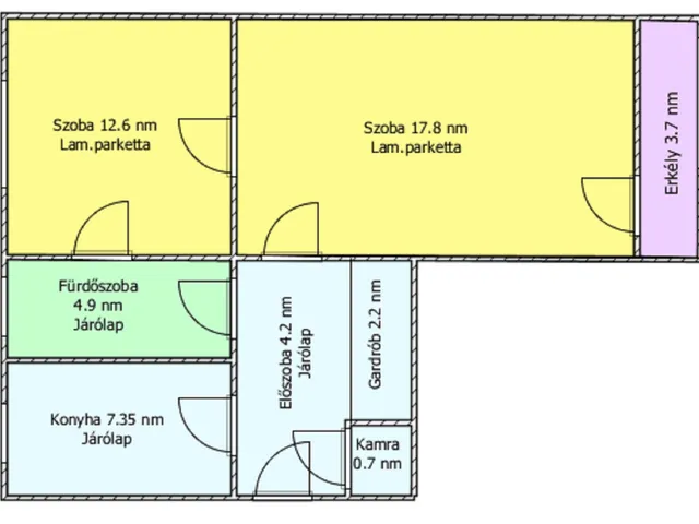 Kiadó lakás Salgótarján 53 nm