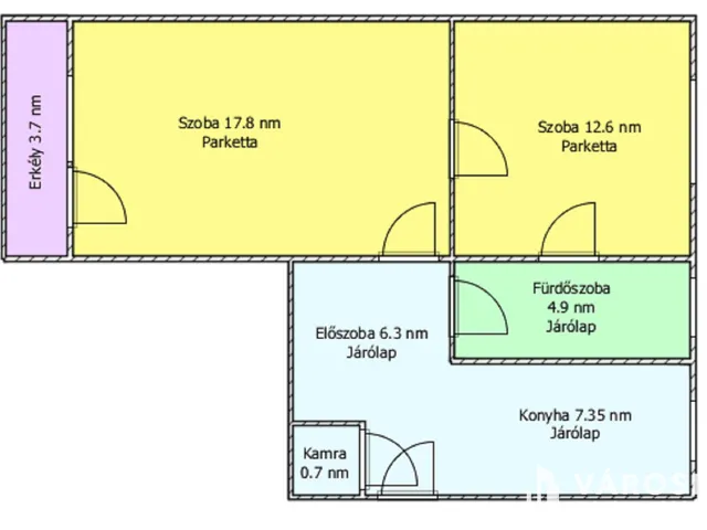 Kiadó lakás Salgótarján 53 nm