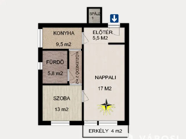 Eladó lakás Hódmezővásárhely 56 nm