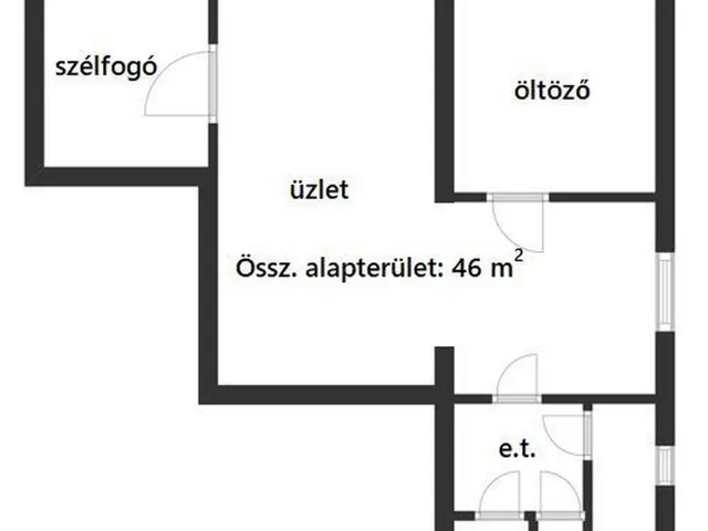 Eladó kereskedelmi és ipari ingatlan Debrecen, Újkert 46 nm