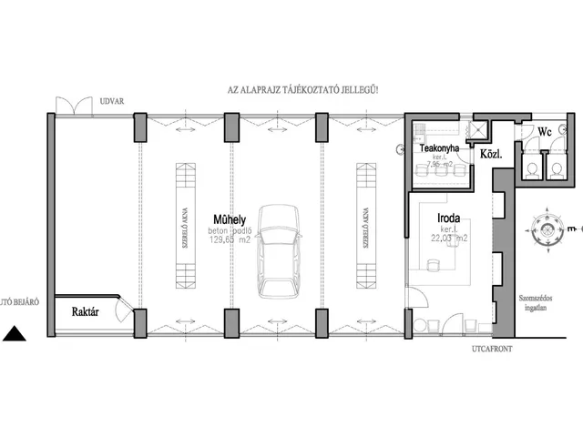 Eladó kereskedelmi és ipari ingatlan Hódmezővásárhely 170 nm