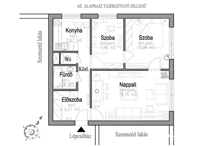 Eladó lakás Hódmezővásárhely 53 nm