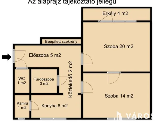 Eladó lakás Békéscsaba 56 nm