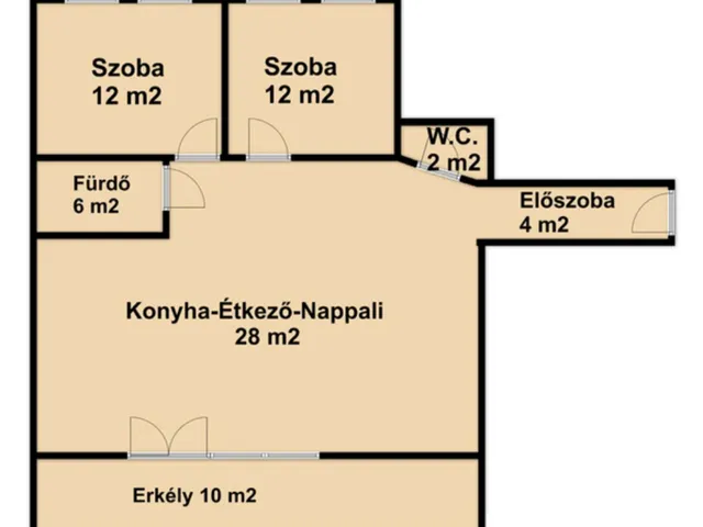 Kiadó lakás Szeged, Felsőváros 64 nm