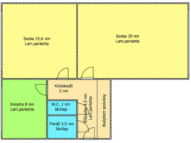 Eladó lakás Eger 65 nm