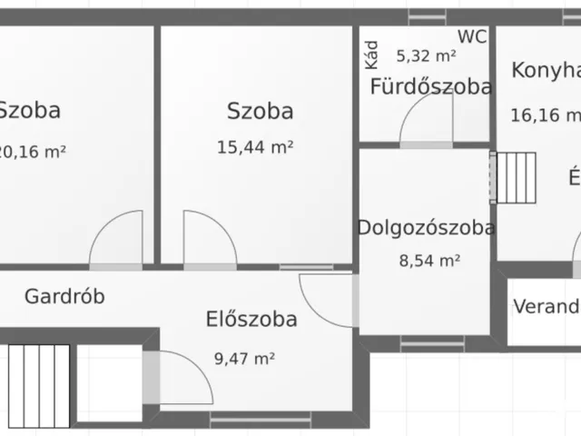 Eladó ház Romhány 80 nm