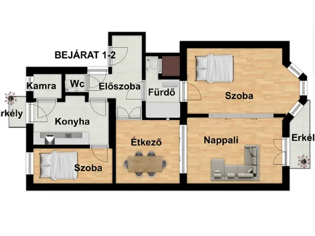 Eladó lakás Budapest XIII. kerület, Újlipótváros 88 nm