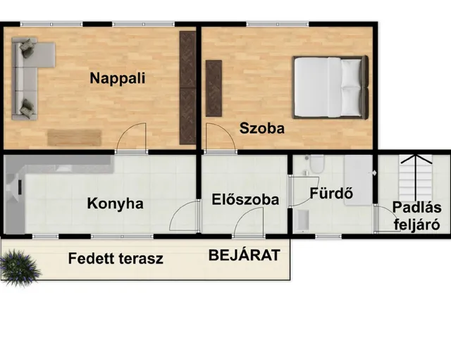 Eladó ház Szigetmonostor 57 nm