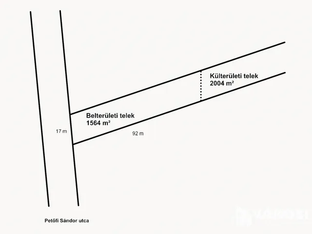 Eladó telek Kőröshegy 1564 nm
