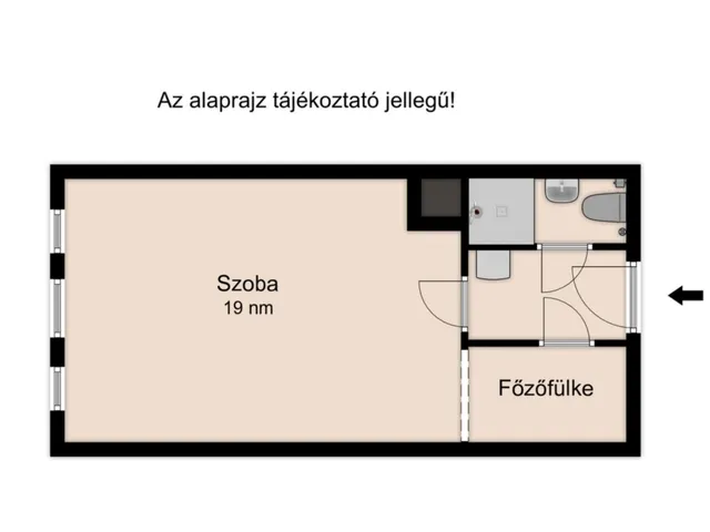 Kiadó lakás Békéscsaba, Belváros 27 nm