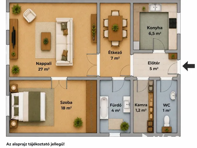 Eladó lakás Budapest IX. kerület 70 nm
