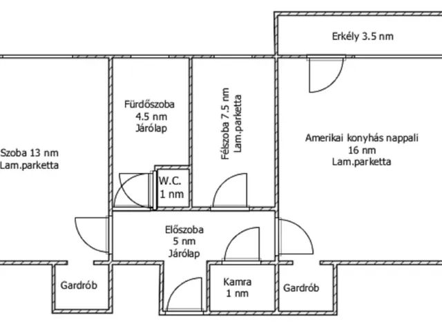 Kiadó lakás Salgótarján 50 nm