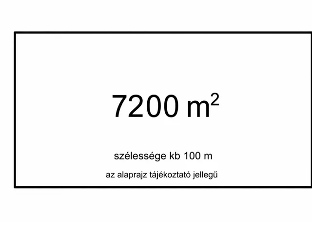 Eladó telek Debrecen, Bellegelőkert 7200 nm