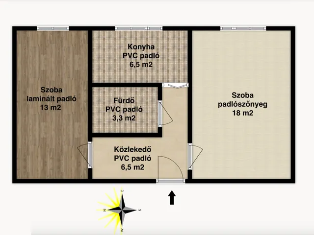 Kiadó lakás Szeged, Felsőváros 47 nm