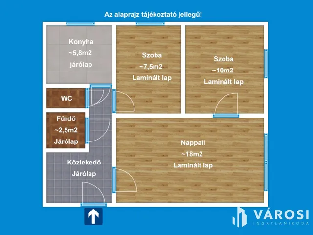 Eladó lakás Szeged, Makkosház 53 nm