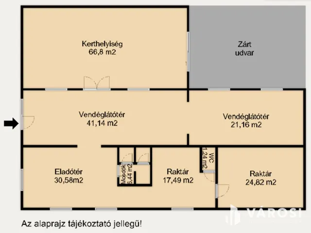 Eladó kereskedelmi és ipari ingatlan Hódmezővásárhely, Béketelep 143 nm