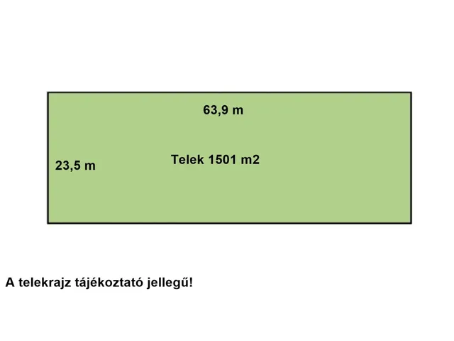 Eladó telek Békéscsaba, Dobozi úti kertek 1501 nm