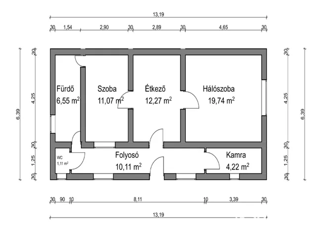 Eladó ház Dunavecse 65 nm