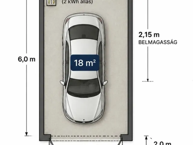 Kiadó garázs Debrecen, Belváros 18 nm