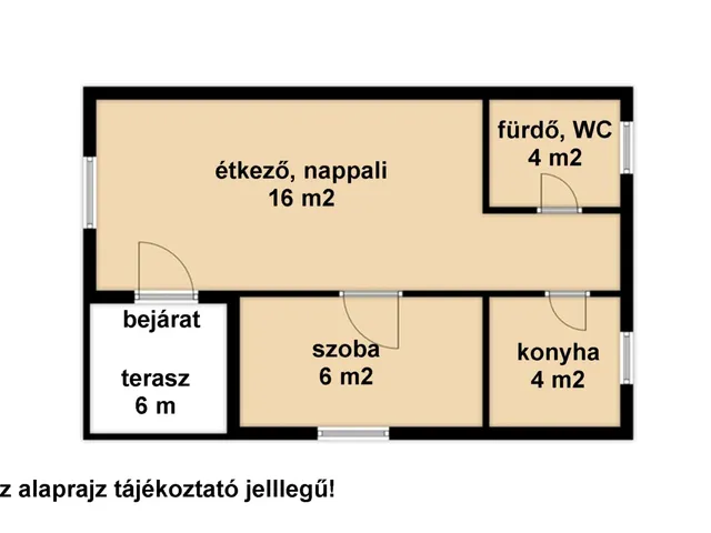 Eladó nyaraló Gyula, Városerdő 44 nm