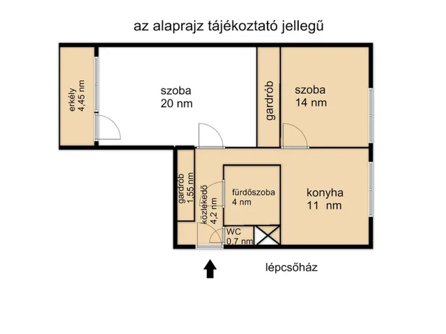 Eladó lakás Gyula, Belváros 59 nm