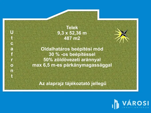 Eladó telek Szeged, Móraváros 487 nm