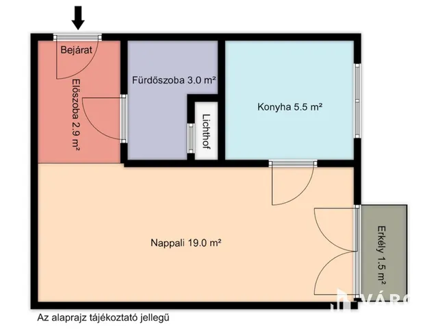 Eladó lakás Budapest X. kerület 30 nm