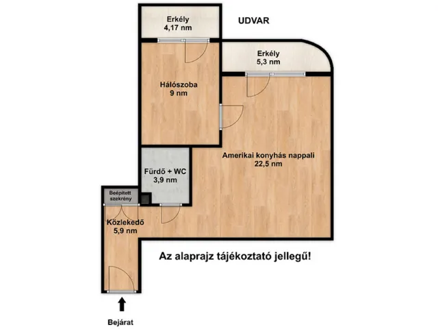 Eladó lakás Szeged, Felsőváros 48 nm