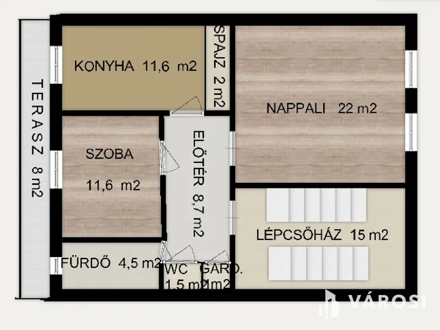 Kiadó ház Szeged, Alsóváros 70 nm