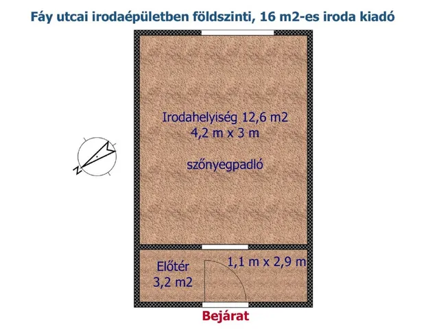 Kiadó kereskedelmi és ipari ingatlan Budapest XIII. kerület, Angyalföld 16 nm