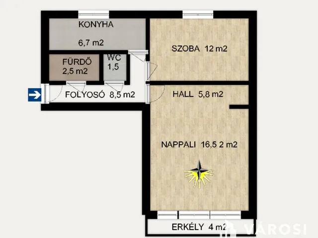 Eladó lakás Hódmezővásárhely 55 nm