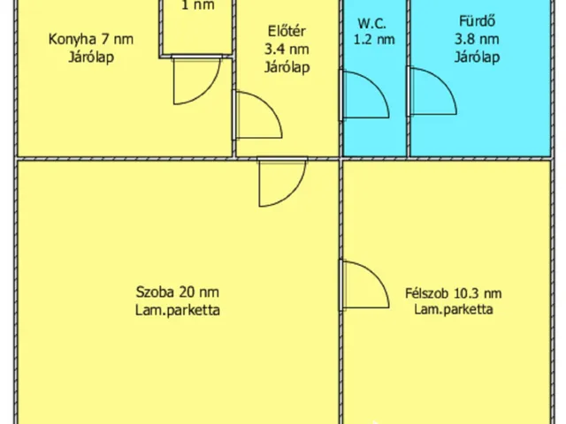 Kiadó lakás Salgótarján 46 nm