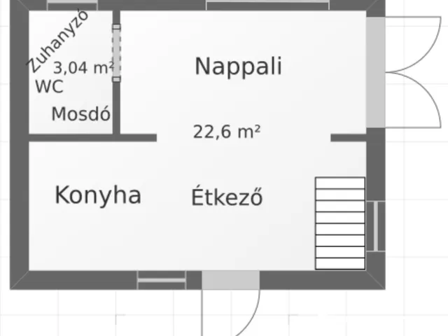 Eladó nyaraló Érsekvadkert 38 nm