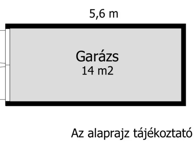 Eladó garázs Győr, Nádorváros 14 nm