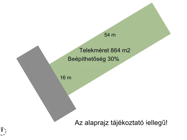 Eladó telek Decs 864 nm
