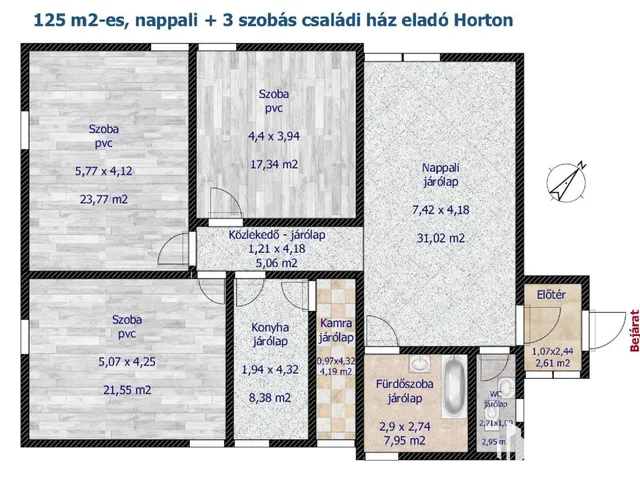 Eladó ház Hort 125 nm