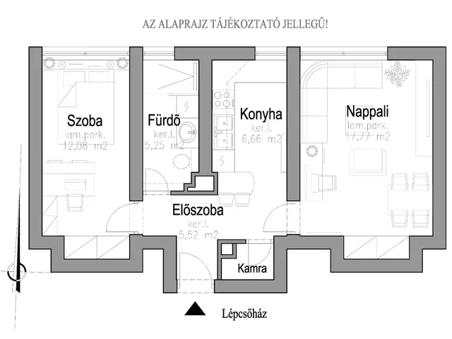 Eladó lakás Hódmezővásárhely 51 nm