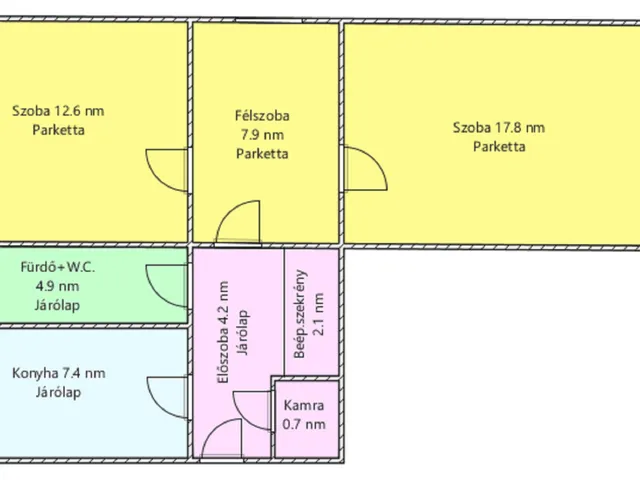 Kiadó lakás Salgótarján 57 nm
