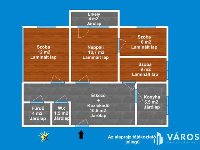 Eladó lakás Szeged, Felsőváros 75 nm