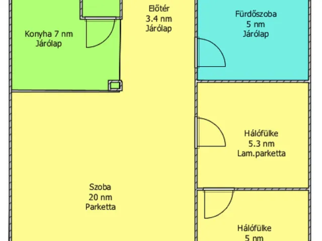 Kiadó lakás Salgótarján 47 nm
