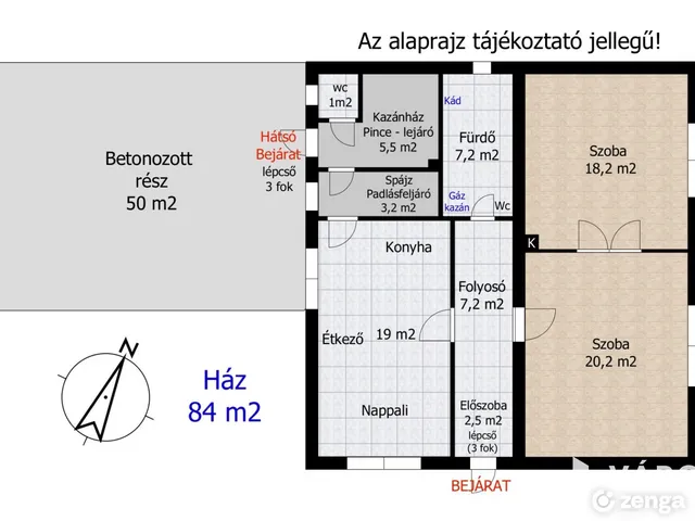 Eladó ház Öttevény 84 nm
