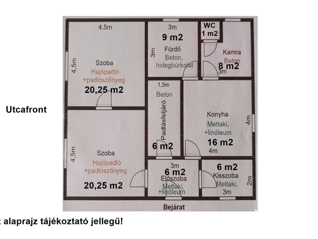 Eladó ház Csabaszabadi 88 nm