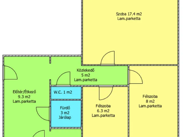 Eladó lakás Salgótarján 56 nm