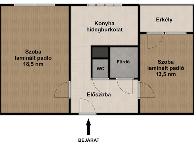 Kiadó lakás Szeged, Rókus 48 nm