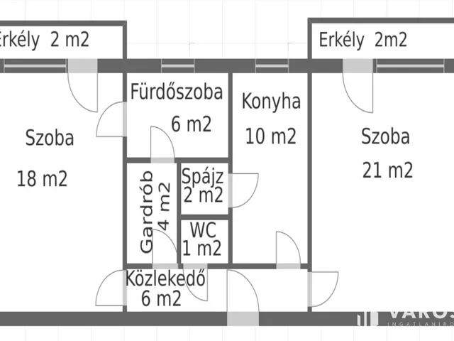 Eladó lakás Hódmezővásárhely, Kertváros 72 nm