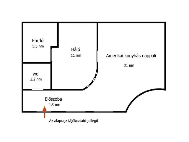 Eladó lakás Budapest VI. kerület 54 nm